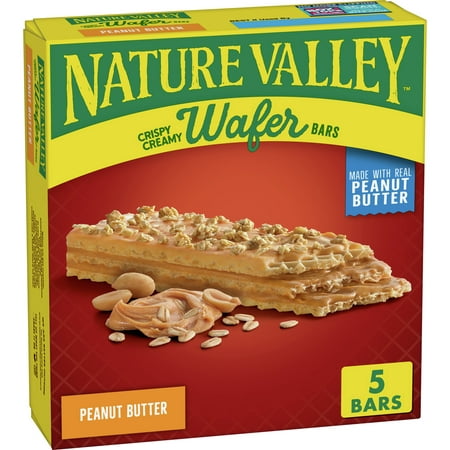 Nature Valley Crispy Creamy Wafer Bar Peanut Butter 5 ct 6.5 oz