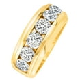 thumbnail image 4 of Pompeii 4Ct Men's Diamond Ring in 10k Gold Lab Grown (F/G,VS2-SI1), 4 of 6