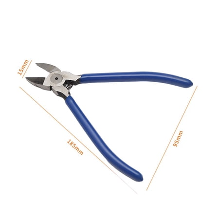 Side Cutter Plier 8 Inch Diagonal Cutting Tool Flush Cut Wire Cable Nippers