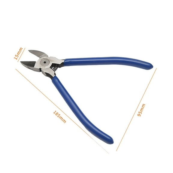 Side Cutter Plier 8 Inch Diagonal Cutting Tool Flush Cut Wire Cable Nippers