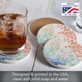 thumbnail image 6 of Thirstystone Seaside Sea Life 4Pack Round Absorbent Stone Coasters, 6 of 7