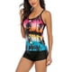 thumbnail image 4 of Gibobby Conjunto de Bikini para Mujer Two Swimsuits Imprimir tamaño strappy Plus Set Back Set Swimsress Piece Swimsears Tankinis Set(Azul,CH), 4 of 5