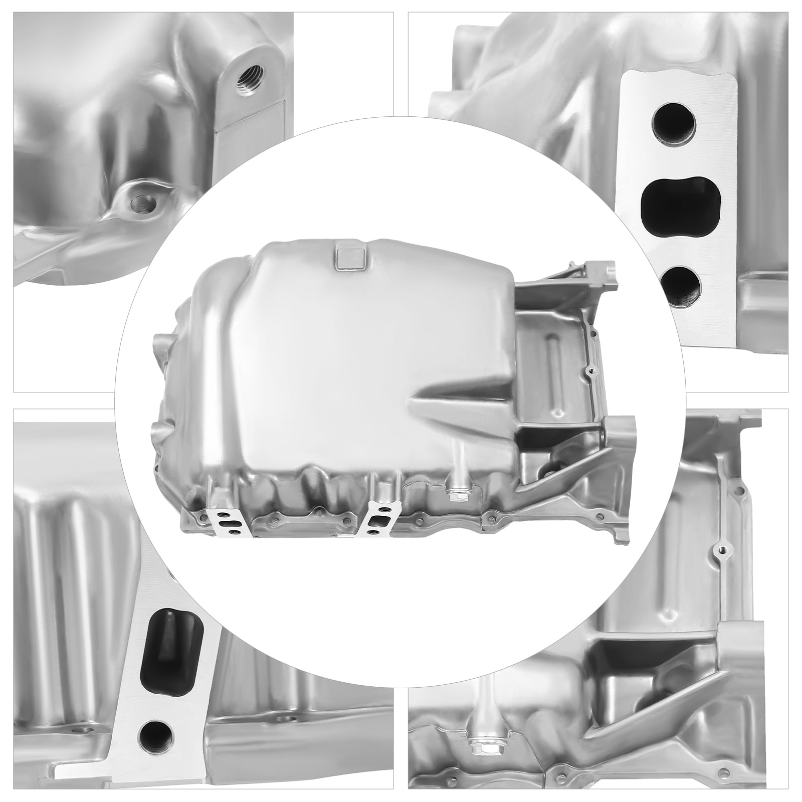 Wildnix Engine Oil Pan Gasket for 2007-2011 Honda CRV, OEM 11200REZA00, Aluminum, Direct Replacement, High Pressure Die-Casting