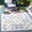 Light Blue/Grey, variant on SAFAVIEH Sarasota Giovanni Geometric Indoor/Outdoor Runner Rug, Light Blue/Grey, 2'3" x 9'