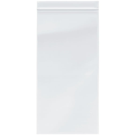 Plymor 6" x 12" (Pack of 100), 2 Mil Zipper Reclosable Plastic Bags