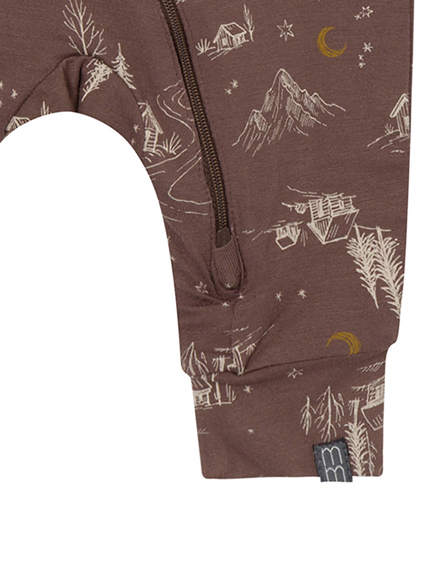 Modern Moments by Gerber Neutral Two-Way Zip Viscose Coverall, Sizes Newborn - 24 Months
