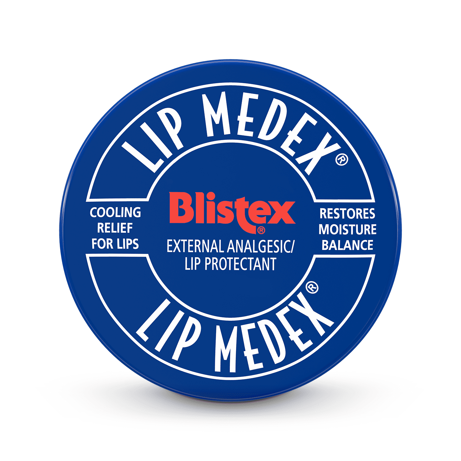 (3 pack) Blistex Lip Medex Medicated Lip Balm Jar, One Count,  0.25 oz