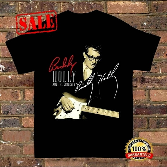 Buddy Holly men's T-Shirt Short sleeve all size S to 5XL UH394