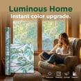 thumbnail image 5 of Unique Bargains Static Cling Floral 3D Prism Window Privacy Film Green 39.4" x 23.6", 5 of 7