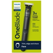 Philips Norelco Oneblade Original Face, Powered Electric Shaver and Trimmer, QP1424/70