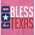 thumbnail image 2 of God Bless Texas Cute Christian Pride Womens Slim Fit Graphic Tee Brisco Brands S, 2 of 3