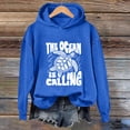 thumbnail image 2 of WZXFASHION Autumn Ladies Casual Comfortable Plus Velvet Fresh Sweet Color Matching Sweater Female Up To 50% Off pullover zip up hoodie, 2 of 4