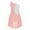 Pink, variant on YEAHDOR Kids Girls One Shoulder Lyrical Dance Leotard Sparkle Sequins Skating Gymnastics Leotard Dress Pink 12