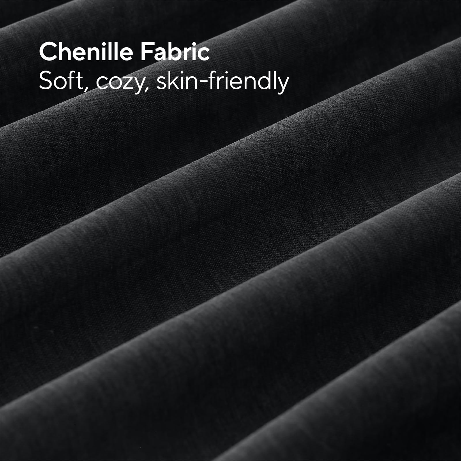 MAYEERTY 85 Inch Chenille Modular Sectional Sofa, DIY Combination Convertible Sofa with Storage Ottoman, for Living Room, Apartment