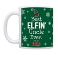 thumbnail image 2 of ThisWear Cool Uncle Gifts Best Elfin Uncle Ever Uncle Niece Gifts Best Uncle Cup Coffee Mug Green, 2 of 4