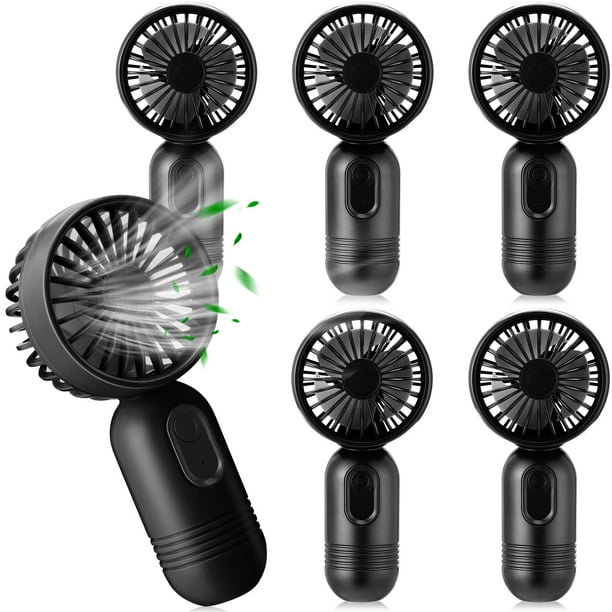 Mini ventilador portátil Rossesay Handheld de 3 velocidades recargable por USB