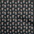 thumbnail image 1 of oneOone Cotton Cambric Black Fabric Circus Sewing Material Print Fabric By The Yard 42 Inch Wide-aB, 1 of 5