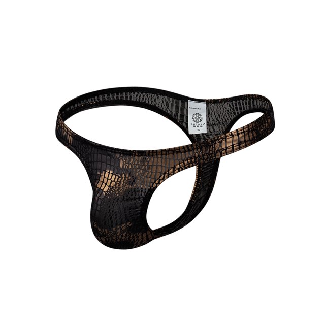 VISgogo Calzoncillos Sexy para Hombre, Calzoncillos de Cintura Baja con Estampado de Serpentina Tanga para Lencería de niños VISgogo moda