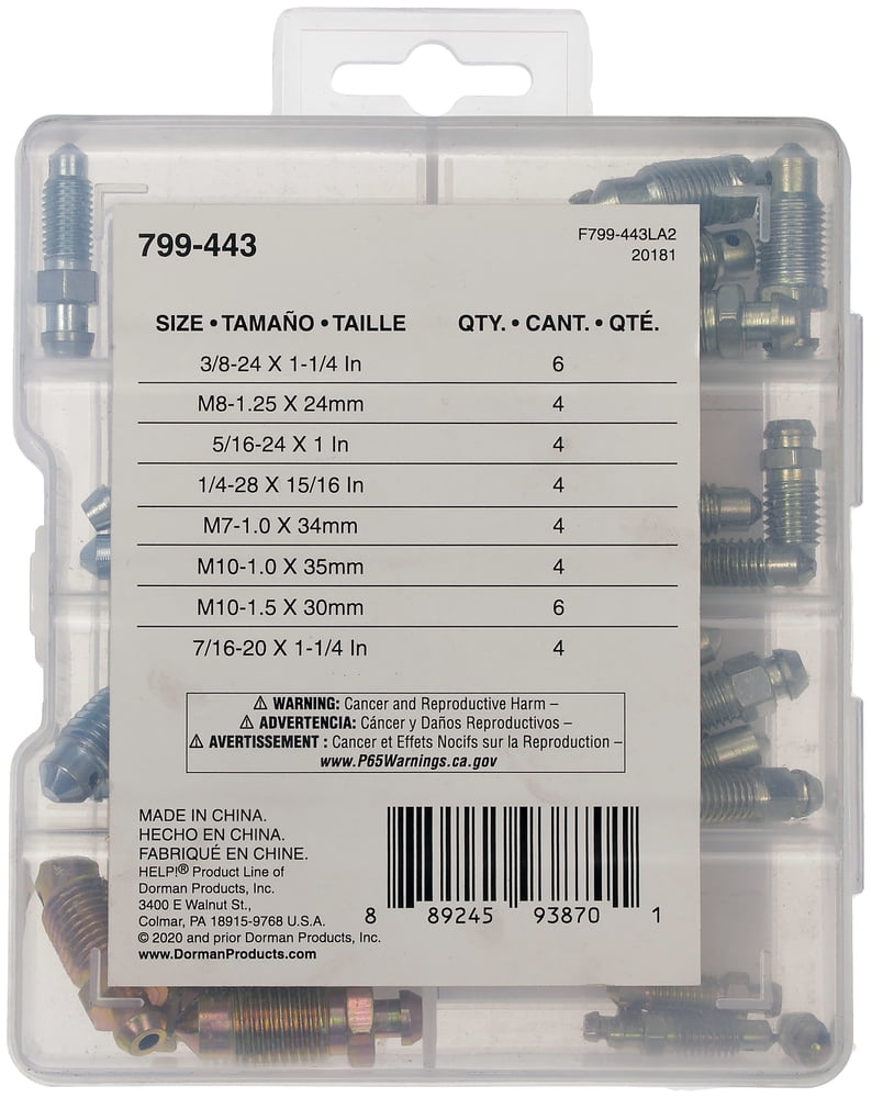 Dorman - HELP 799-443 Brake Bleeder Screw Tech Tray
