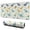 LightColor Dinosaurs Floral, variant on Long Mouse Pads for Desk,LightColor Dinosaurs Volcanoes Pattern Desk Mats on Top Of Desks, Desk Mouse Pad Extra Large with 3mm Non-Slip Base and Stitched Edge for Gaming,Office,Work,Home 31.5"x11.8"