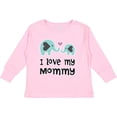 thumbnail image 3 of Inktastic I Love My Mommy Boys or Girls Long Sleeve Toddler T-Shirt, 3 of 5