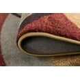 thumbnail image 6 of Impressions Contemporary 8' x 10' Brown and Red Polypropylene Indoor Area Rug, 6 of 8