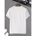 thumbnail image 2 of Cool Ape Pattern T-shirt, Men's Casual Street Style Stretch Round Neck Tee Shirt For Summer, 2 of 3