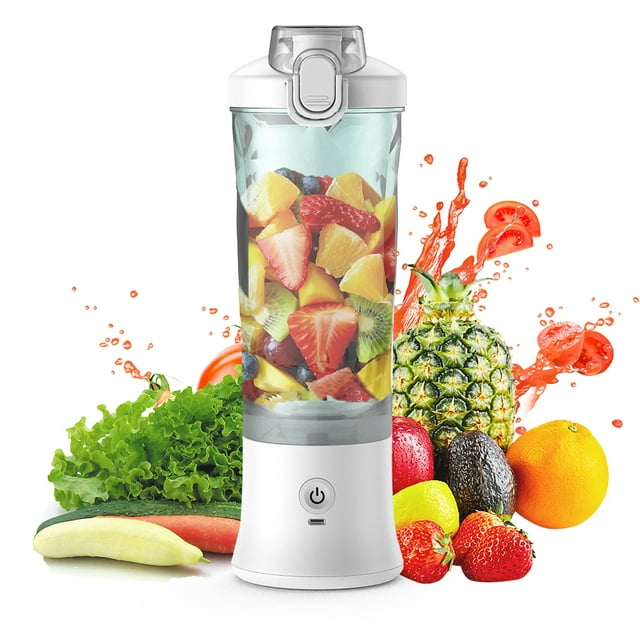 Mélangeur Personnel Portable pour Shakes et Smoothies 600 ml Presse-Agrumes pour Fruits