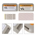 thumbnail image 3 of 2Pcs Car Sun Visor Mount Cards Clip Organizer Car Plastic Cards Holder Supplies, 3 of 8