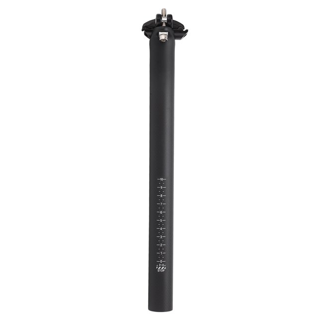 Tubo de sillín de bicicleta de montaña de 31,6mm, resistente a roturas, poste de sillín de fibra de carbono súper ligero, 31,6x350MM