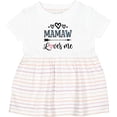 thumbnail image 3 of Inktastic Mamaw Loves Me Grandchild Girls Baby Dress, 3 of 5