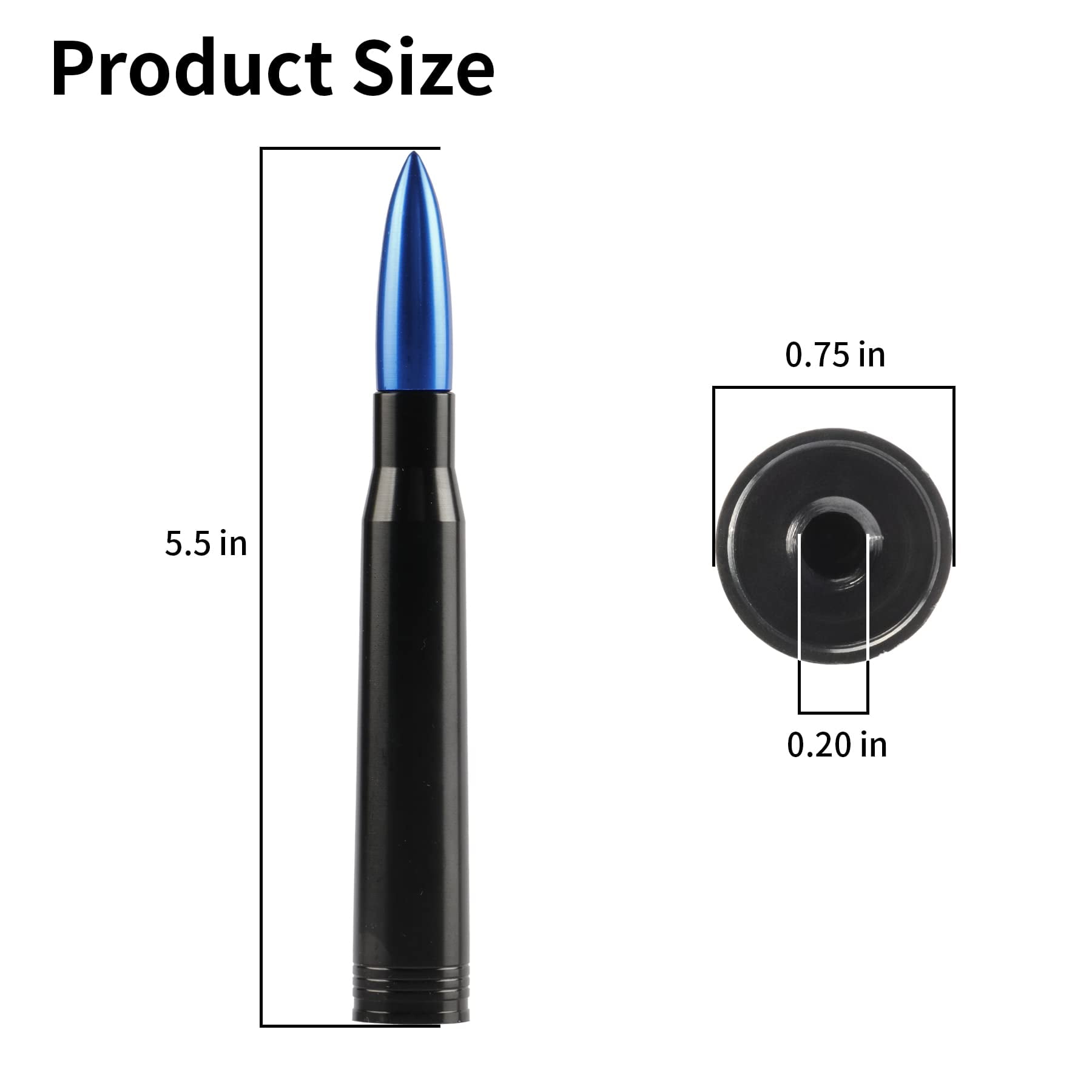 Universal Car Antenna Compatible with Ford, Dodge, Chevrolet, GMC, Jeep