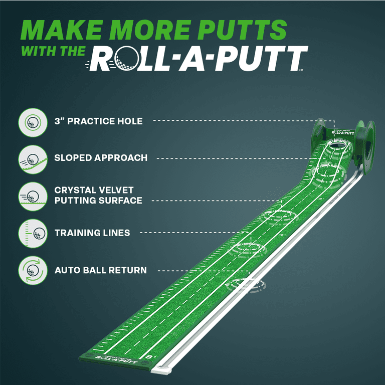 Perfect Practice Roll-a-Putt Mat, 8 Feet photo 2
