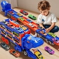 thumbnail image 1 of Set de orugas para coches de juguete Vanvimen, camión de transporte de dinosaurios para niños pequeños, 1 of 6