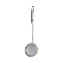 Clearance,aoksee Stainless Steel Skimmer Spoon - Kitchen Fine Mesh Food Strainer and Hot Pot Skimmer with Long Handle for Skimming, Cooking, Frying, Grease and Foam