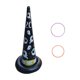 thumbnail image 2 of Juego Inflable de Lanzamiento de Sombrero de Bruja de Halloween | Juego de Lanzamiento de Aros de Pvc de 3 Piezas con Diseño de Tarro de Poción | Decoración Portátil para Fiestas Infantiles y Adultas, 2 of 6