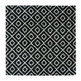 thumbnail image 3 of Unique Loom Trellis Shag Collection Area Rug - Ruth (10' Square Black and White/Ivory), 3 of 11