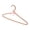 Rose Gold, variant on Pearl Bow Hanger for Wedding Dress and Evening Gown, Gold Plastic Hanger with Metal Core for Heavy Garments, 15.55x8.86 Inch