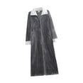 thumbnail image 2 of Abbraccia Sweatshirt Homewear Winter Loungewear Zipper Lounger Robe Men, 2 of 9