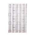 thumbnail image 3 of Waterproof Plastic Bathroom Shower Curtain - Quick Dry with 12 Hooks Included, for Shower Stall Bathtub Hotel and Rv Use, Long Lasting Tear Proof Design, Ccwuwei, 3 of 7