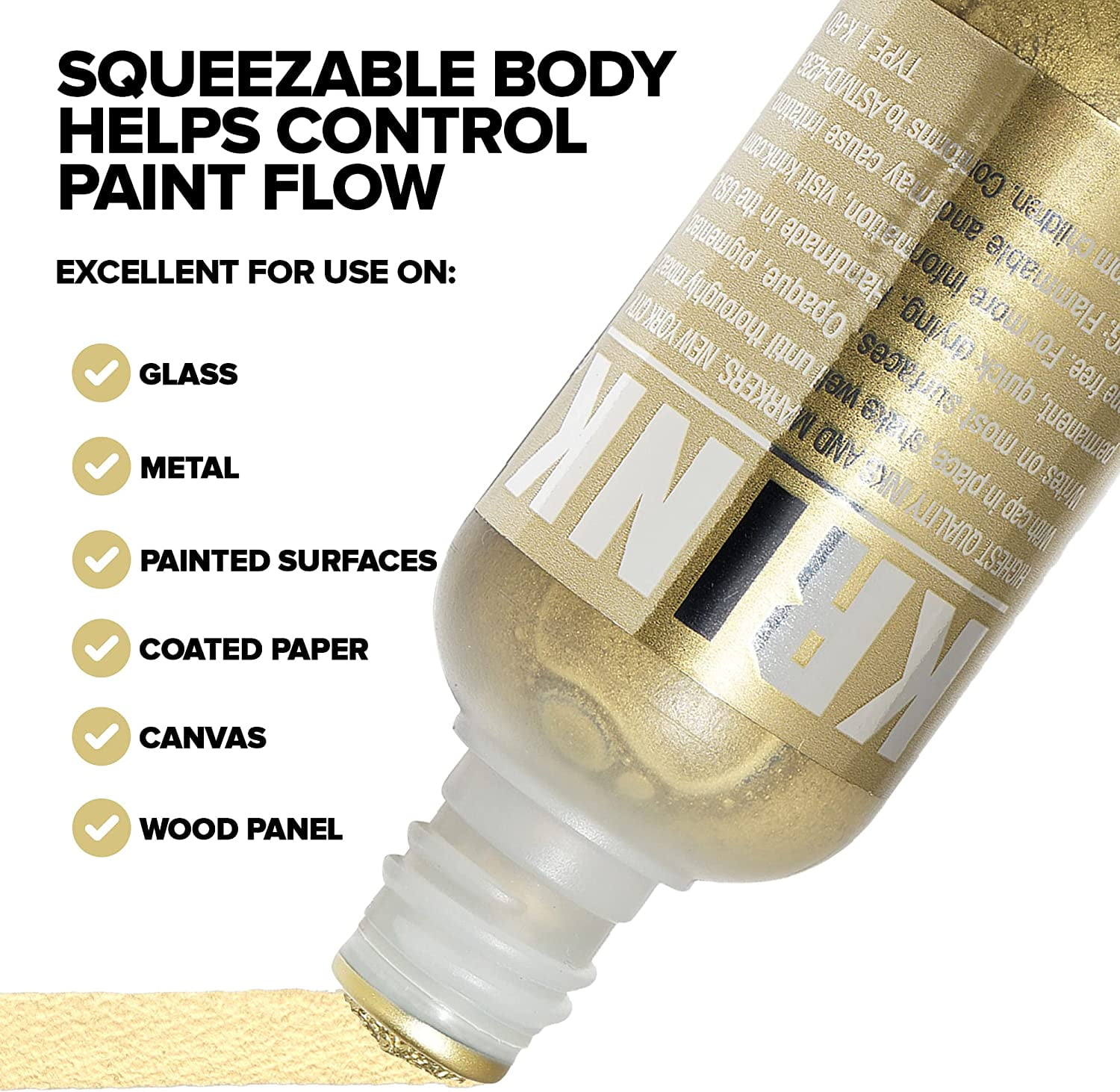 Krink K-60 Opaque Paint Marker, Gold