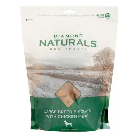 Diamond Naturals Large Breed Biscuits Dog Treats, 24