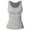 Grey, variant on Vaslanda 3 Packs Vaslanda Summer Women's Slim-Fit Tank Tops with Built in Bra Scoop Neck Casual Sleeveless Shirts