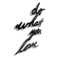 thumbnail image 4 of Umbra Mantra Wall Decor, Set of 8 Stamped Metal Adhesive Words, Black, 4 of 5