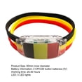 thumbnail image 4 of Pulsera LED que anima la bandera nacional de silicona que ilumina las pulseras luminosas (Inglaterra) Likrtyny Para estrenar, 4 of 8