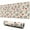 Beige Cow Heart, variant on Long Mouse Pads for Desk,Beige Cow Heart Pattern Desk Mats on Top Of Desks, Desk Mouse Pad Extra Large with 3mm Non-Slip Base and Stitched Edge for Gaming,Office,Work,Home 31.5"x11.8"
