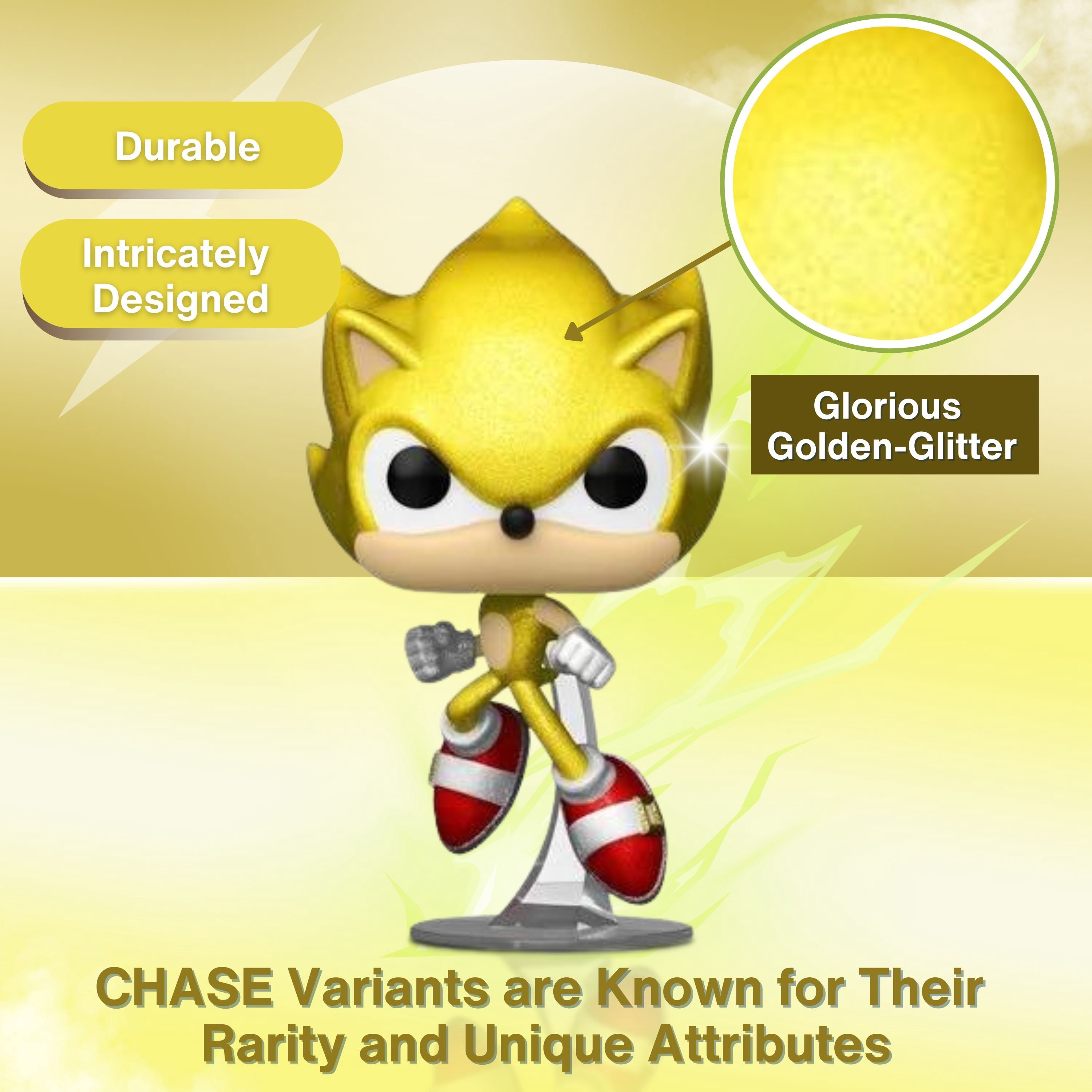 Funko Pop! Sonic The Hedgehog: Super Sonic 923 - Chase AAA