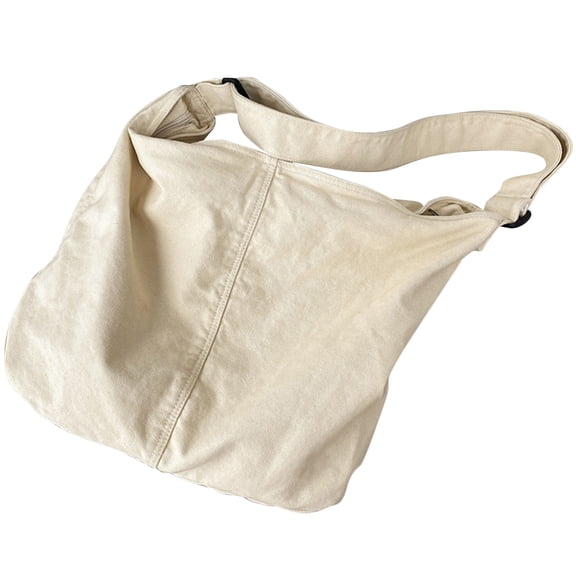 RENACLIPY Tote Bag Canvas Shoulder Bag Women Simple Design 1Pcs Storage Grocery Shopping