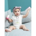 thumbnail image 2 of Cute Bunny On Green Lawn Bodysuit Infant -Image by Shutterstock,  6 Months, 2 of 4