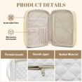 thumbnail image 6 of Xixirimido Bible Cover Case Large Quilted Bible Carrying Case with Handles, Bible Study Supplies & Accessories Christian Gifts for Church, Beige Hummingbird Cherry Blossom Print, 6 of 7